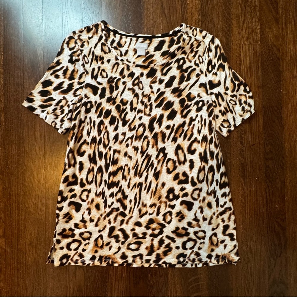 Chico’s Leopard Print T-shirt